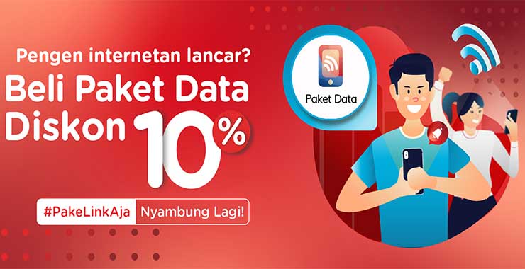 Beli Paket Data di LinkAja