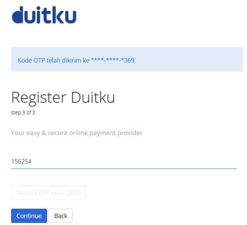 Registrasi Duitku 3