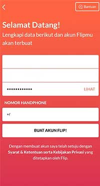 tap Buat Akun