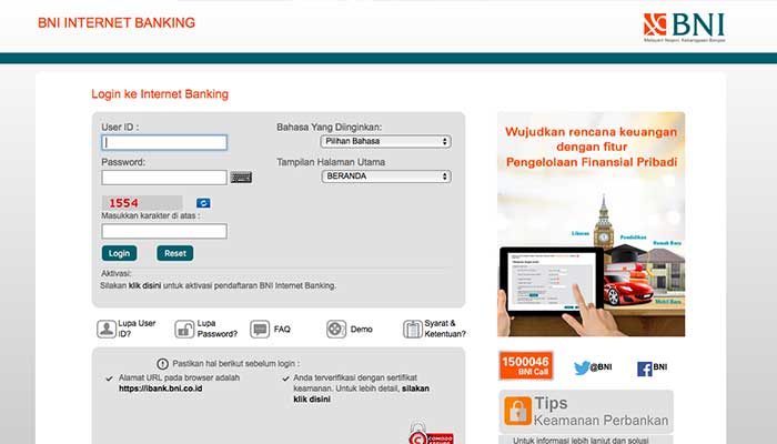 Internet Banking BNI