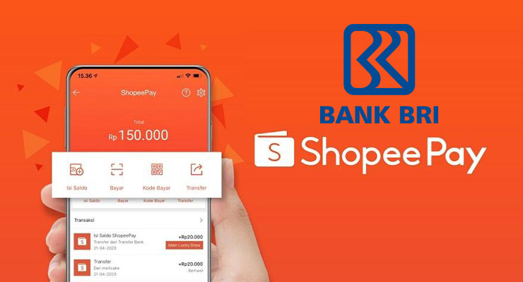 Cara Top Shopeepay lewat Bank BRI Terbaru