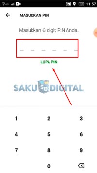 MAsukan PIN Gopay