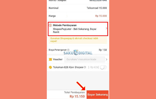 5 Pilih Shopee Paylater