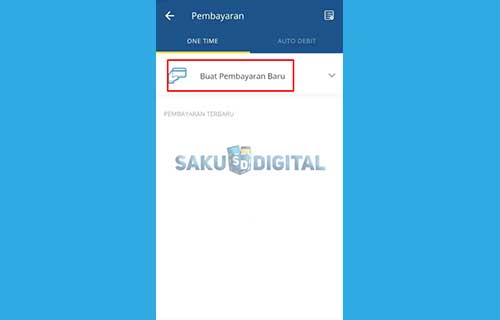 3 Klik Buat Pembayaran Baru