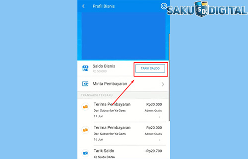 4 Pilih Menu Tarik Tunai 1