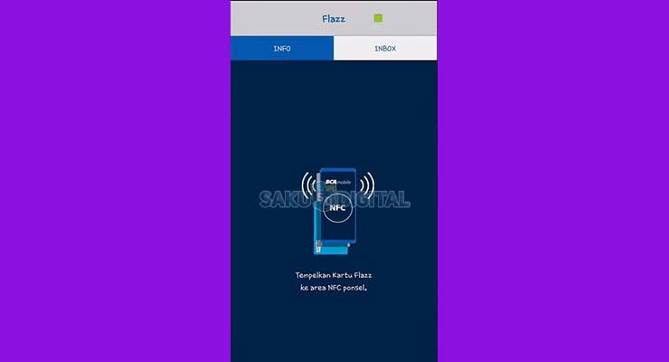 12 Tempelkan Kartu Flazz Ke HP