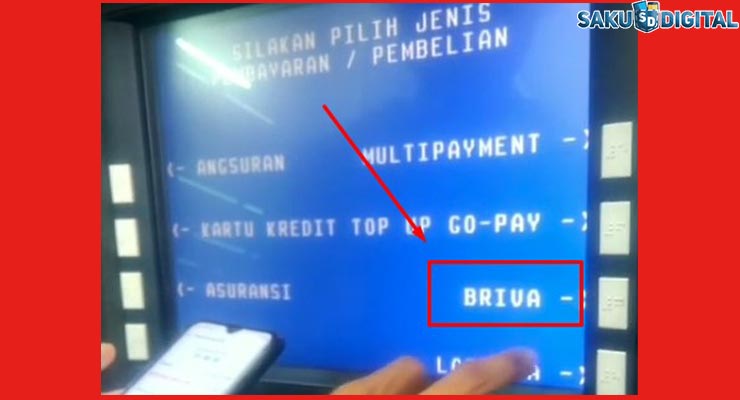 6 Pilih Menu BRIVA