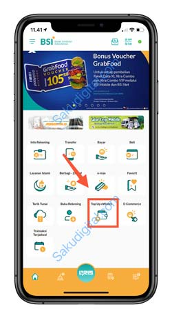2 Pilih Menu Top Up eWallet 4