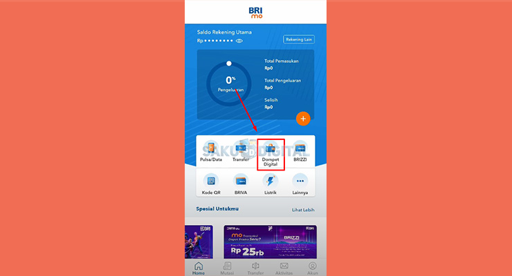 3 Pilih Menu Dompet Digital 1