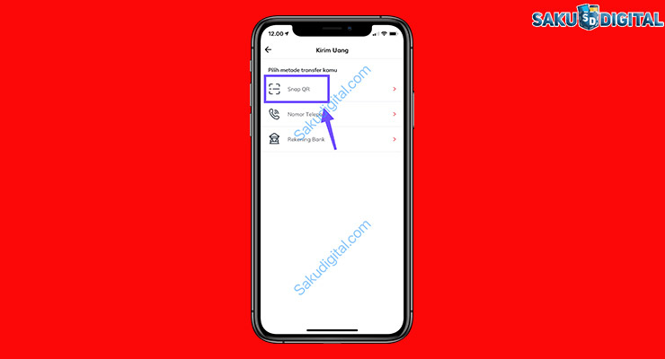 3 Pilih Snap QR 1