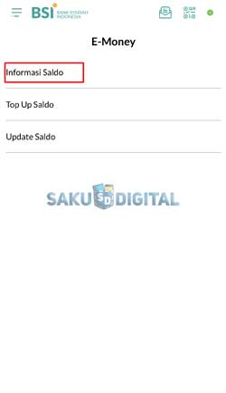 5 Klik Informasi Saldo