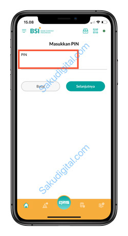 7 Input PIN BSI Mobile