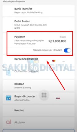 8 Klik Paylater