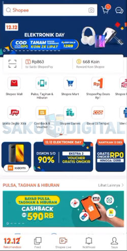 1 Buka Aplikasi Shopee 5