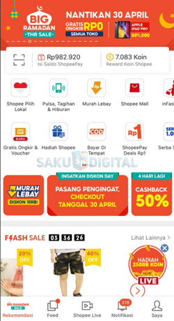 1 Buka Aplikasi Shopee 6