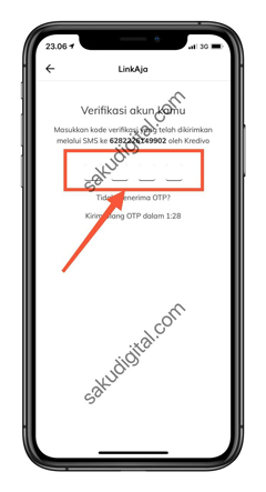 Masukkan Kode OTP