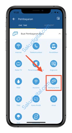 4 Pilih Multipayment
