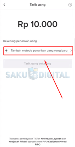 6 Klik Tambah Metode