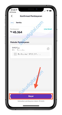 11 Klik Bayar