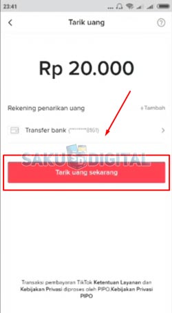 13 Klik Tarik Uang Sekarang