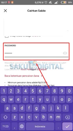 20 Input Password Bukalapak