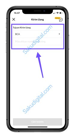 3 Pilih Tujuan Kirim Uang 1