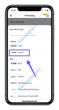 4 Pilih Gopay