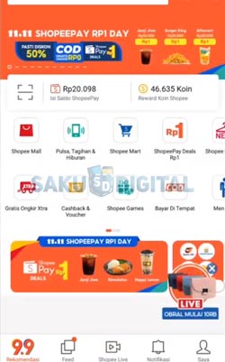 1 Buka Aplikasi Shopee 3