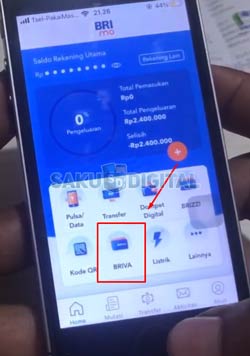 2 Pilih Menu BRIVA