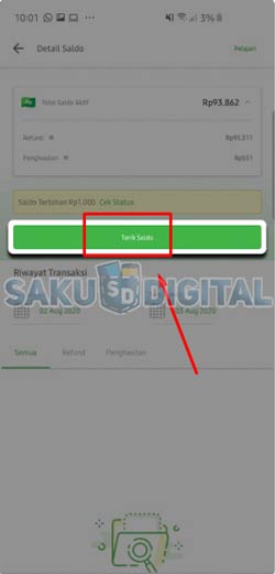 4 Tap Tarik Saldo