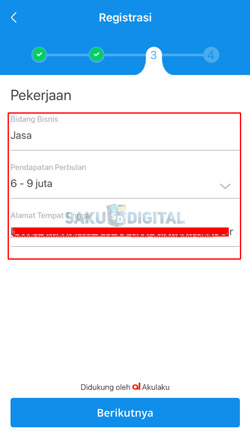 7 Isi Data Pekerjaan