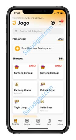 1 Buka Aplikasi Bank Jago