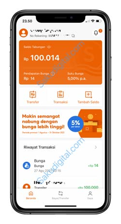 1 Buka Aplikasi SeaBank 1