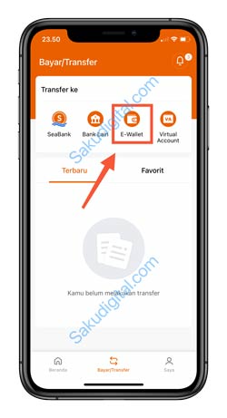 3 Pilih Menu E Wallet 1