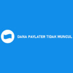 DANA PAYLATER TIDAK MUNCUL