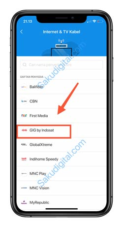 Pilih GIG by Indosat
