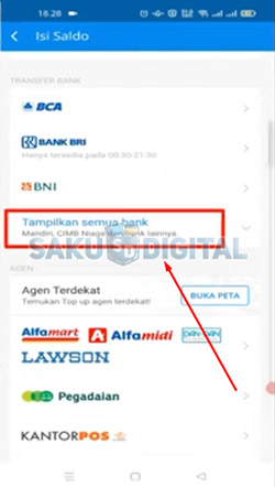 3 Klik Tampilkan Semua Bank 2