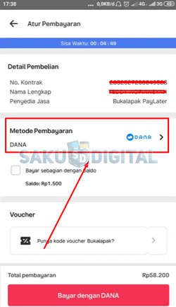 5 Pilih Metode Pembayaran 1