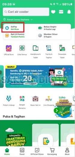 1 Buka Aplikasi Tokopedia