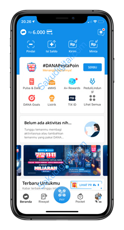 1 Buka Aplikasi DANA