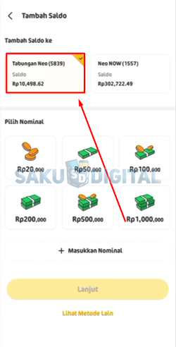 4 Klik Tabungan Neo