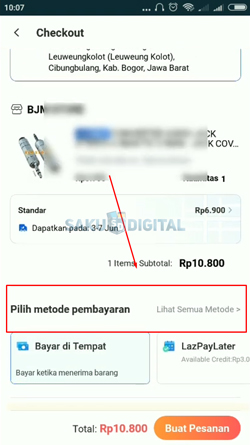 5 Pilih Metode Pembayaran