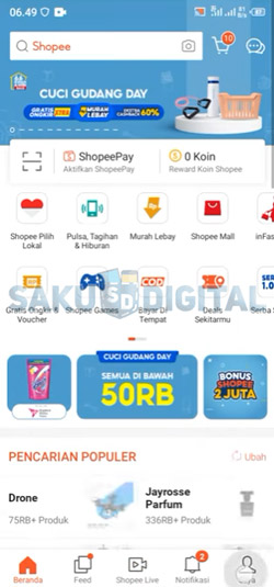 1 Cara Tambahkan SeaBank di Shopee