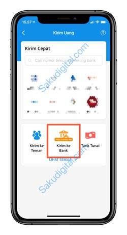 5 Klik Kirim Ke Bank