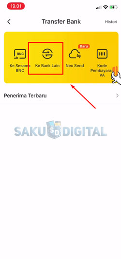 4 Tap Menu Ke Bank Lain 1