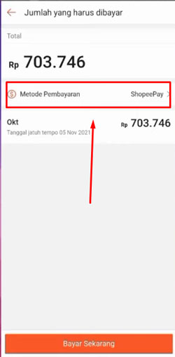 6 Pilih Metode Pembayaran