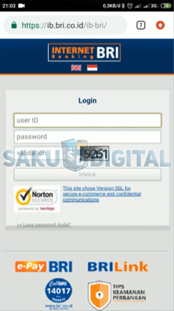 2 Login Akun BRImo 1