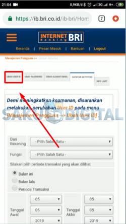 5 Klik Ubah User ID