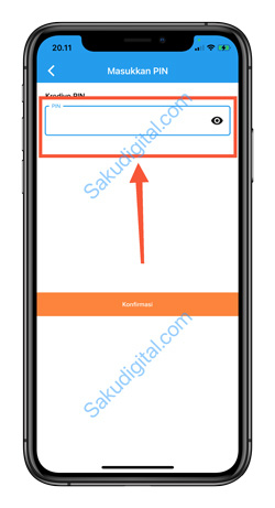 5 Masukkan PIN Kredivo