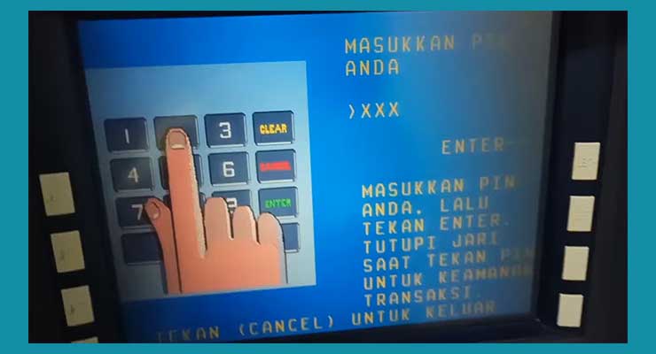 Masukkan PIN ATM Mandiri